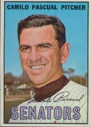 1967 Topps Baseball Cards      071      Camilo Pascual
